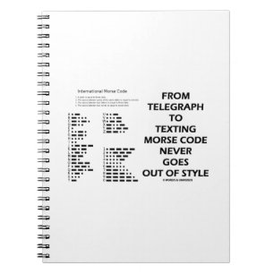 Carnet Du Telegraph Au Texte Du Code Morse Jamais Style