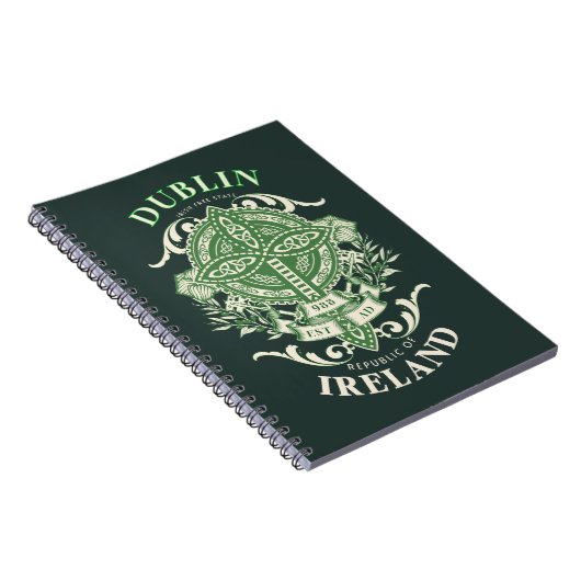 Carnet Dublin Irlande Croix Celtique Irlandaise (Côté Droit)