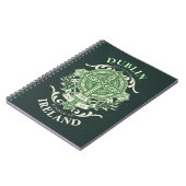 Carnet Dublin Irlande Croix Celtique Irlandaise (Côté gauche)