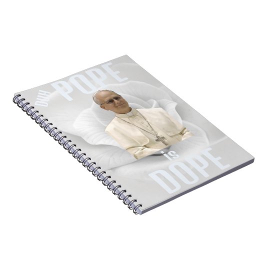 Carnet Duh Pope is Dope Notebook (Côté Droit)