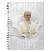 Carnet Duh Pope is Dope Notebook (Devant)