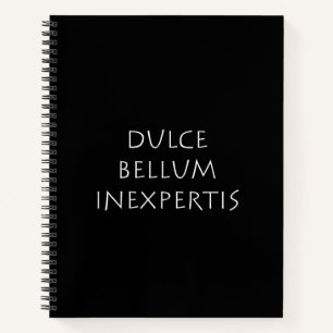 Carnet Dulce bellum inexpertis
