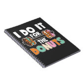 Carnet Dumbbell Poids Donut Dessert Salle De Sport (Côté Droit)