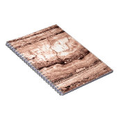 Carnet Dune de sable Granite, roches de pierre brun brun  (Côté Droit)