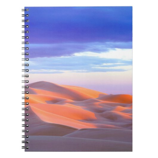 Carnet Dunes de Glamis au coucher du soleil (Devant)