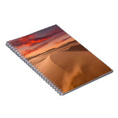 Carnet Dunes de sable dans le désert au coucher du soleil (Côté Droit)