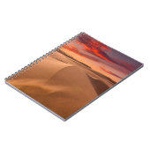 Carnet Dunes de sable dans le désert au coucher du soleil (Côté gauche)