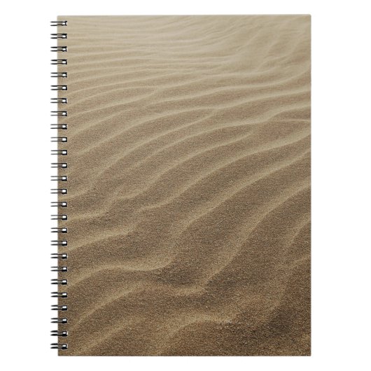 Carnet Dunes de sable le matin (Devant)