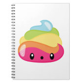 Carnet Dunette d'arc-en-ciel d'Emoji ! (Devant)