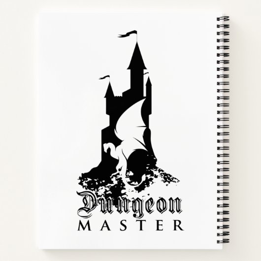Carnet Dungeon Master Tower & Dragon (Dos)