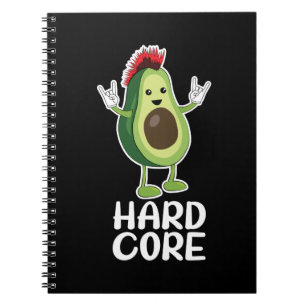 Carnet Dur coeur Avocado Funny