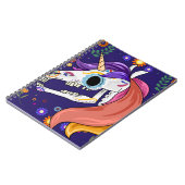 Carnet Durable Boys' School Unicorn Skeleton Graphisme (Côté gauche)