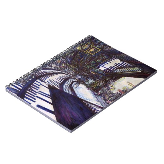 Carnet Dusting the Piano (Côté gauche)