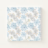 Carnet Dusty Blue Floral Sketchbook (Dos)