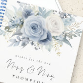 Carnet Dusty Blue Florals souhaite une nouvelle Mme Mrs G