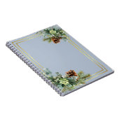 Carnet Dusty Blue Mariage Eucalyptus Budget vert (Côté Droit)