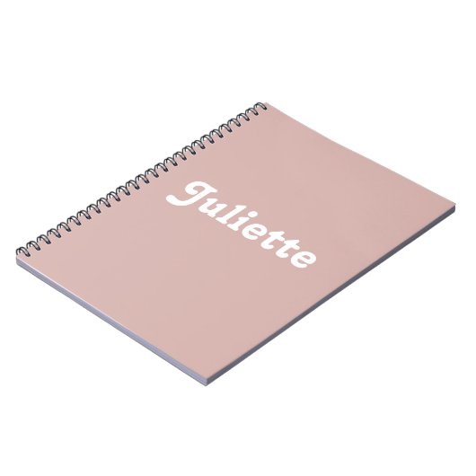 Carnet Dusty Blush (Côté gauche)