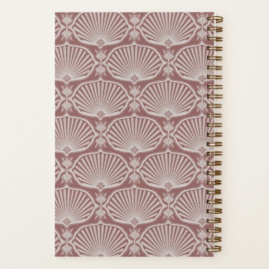 Carnet Dusty Rose | Deco Fans Personalized Notebook (Verso)