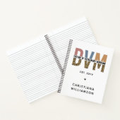 Carnet DVM personnalisé Docteur en médecine vétérinaire C (Intérieur)