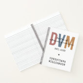 Carnet DVM personnalisé Docteur en médecine vétérinaire C (Intérieur)