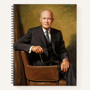 Carnet Dwight Eisenhower Président Portrait de la Maison