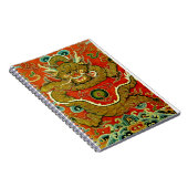 Carnet Dynastie de Qing chinoise de broderie de dragon (Côté Droit)