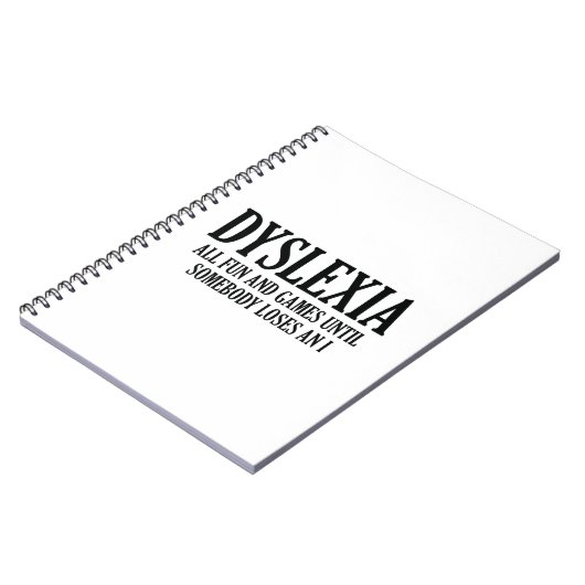 Carnet Dyslexie (Côté gauche)