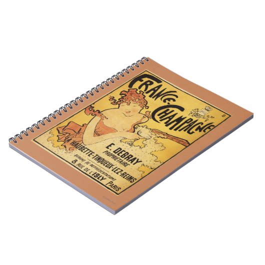Carnet E. Debray Champagne Publicité (Côté gauche)
