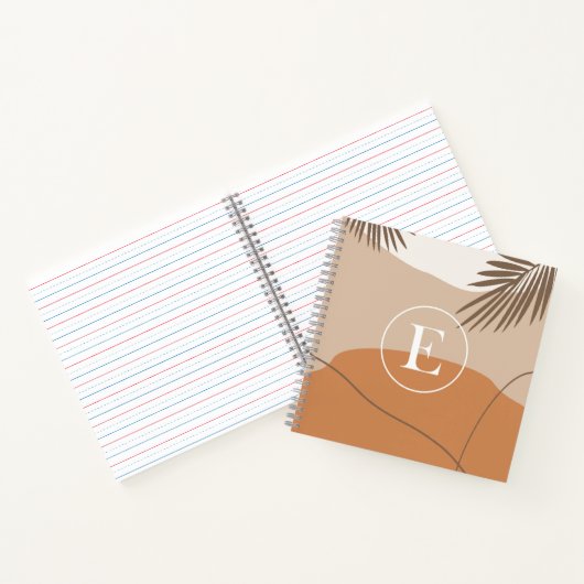 Carnet E - Lettre monographie initiale E Conception abstr (Intérieur)