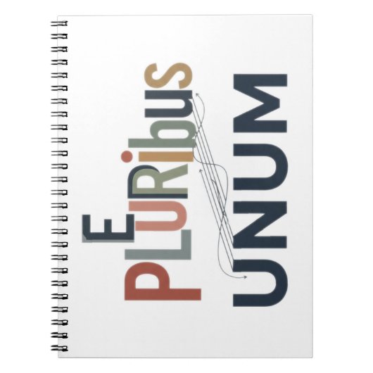 Carnet "E Pluribus Unum" - Conception pour l'unité (Devant)