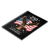 Carnet Eagle and Flag 250 Years of America 1776-2026 (Côté gauche)