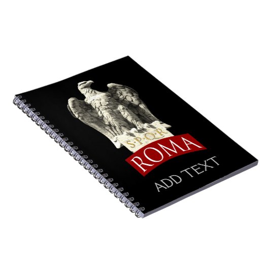 Carnet Eagle romain fait sur commande (Côté Droit)