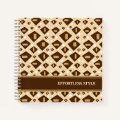 Carnet Earthtone Geometry (Devant)