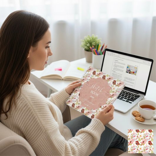 Carnet Earthy Boho Flowers