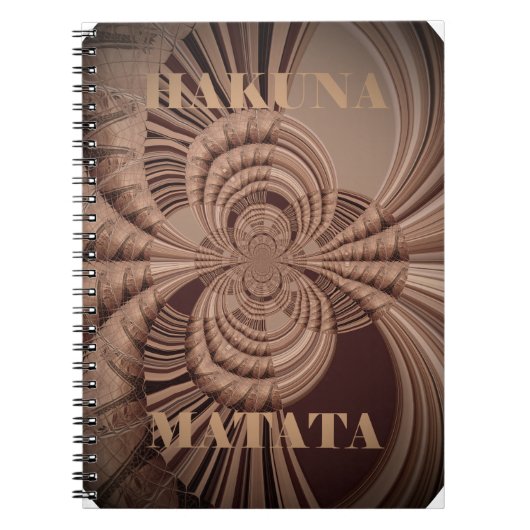 Carnet Earthy Hakuna Matata (Devant)