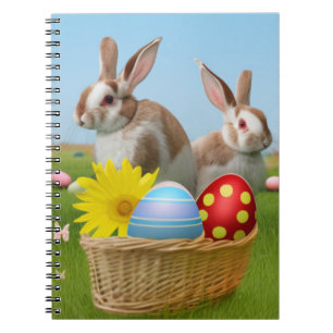 Carnet Easter Cute Bunny for a positive mood