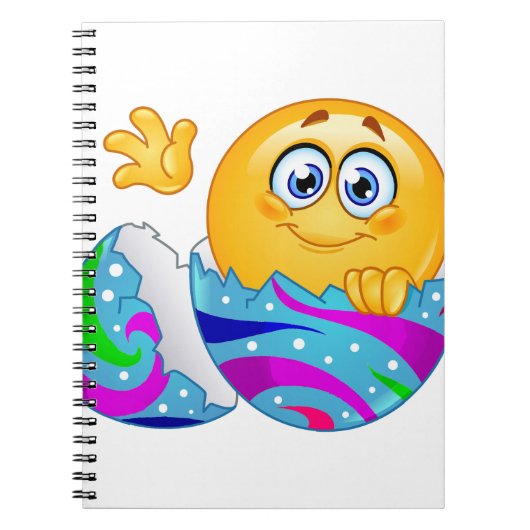Carnet Easter egg Emoji (Devant)