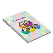 Carnet Easter owl - rainbow (Côté Droit)