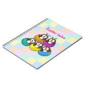 Carnet Easter owl - rainbow (Côté gauche)