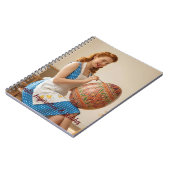 Carnet  Easter Retro Artist Ginger Girl Noteb (Côté gauche)