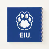 Carnet Eastern Illinois Panthers Empreinte de patte & EIU (Dos)