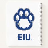 Carnet Eastern Illinois Panthers Empreinte de patte & EIU (Dos)