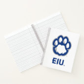 Carnet Eastern Illinois Panthers Empreinte de patte & EIU (Intérieur)