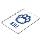 Carnet Eastern Illinois Panthers Empreinte de patte & EIU (Côté gauche)