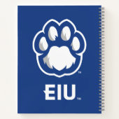 Carnet Eastern Illinois Panthers Empreinte de patte & EIU (Dos)