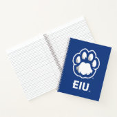 Carnet Eastern Illinois Panthers Empreinte de patte & EIU (Intérieur)