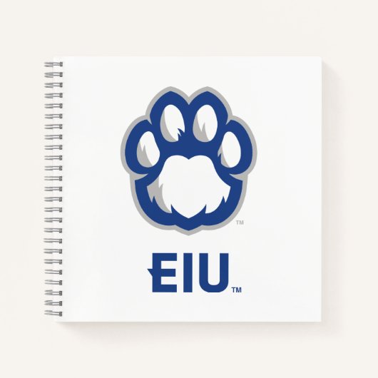 Carnet Eastern Illinois Panthers Empreinte de patte & EIU (Devant)