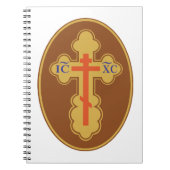 Carnet Eastern Orthodox Cross (Devant)