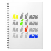 Carnet Eat Poop Boom Sleep (Devant)