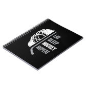 Carnet Eat Sleep Hockey Repeat Christmas Pour les enfants (Côté gauche)